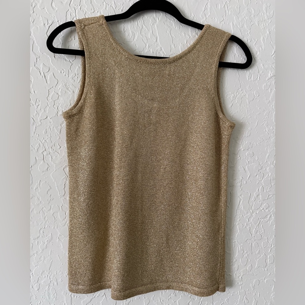 Cache Metallic Gold Tank Top - Picture 3 of 4